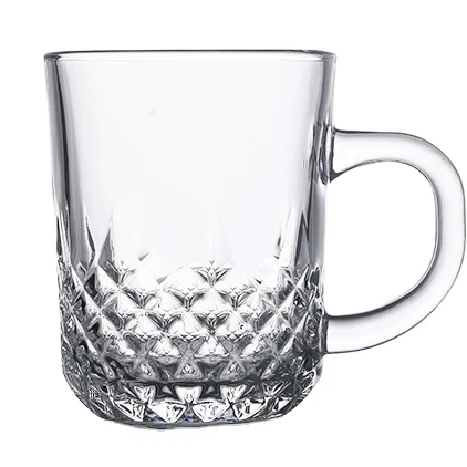 KLP 1PC Hammer Grain Juice Cup Beer Mug Gold Diamond Water Cup