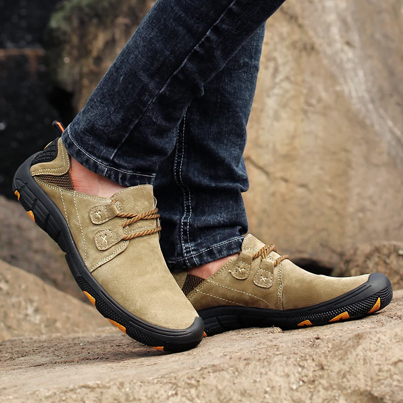 New Arrival Large Size Comfortable Leather Light Weight Walking Driving Shoes Men Handmade Leather Shoe