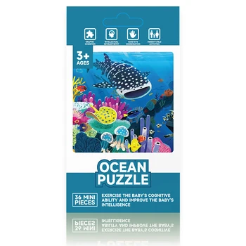 Exercise the baby's cogitive ability and improve the baby's intelligence 36 pieces space jigsaw puzzle