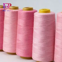 Factory Cheap Price 40/2 5000 Yards 100% Spun Polyester Sewing Thread for Sewing Machine and Hoodie