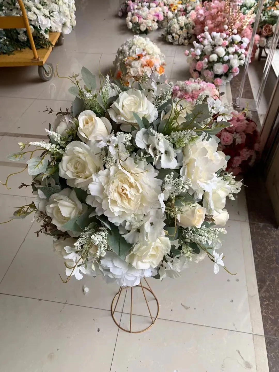 C20 Top Quality Flower Ball Wedding Centerpieces Red Rose White Purple