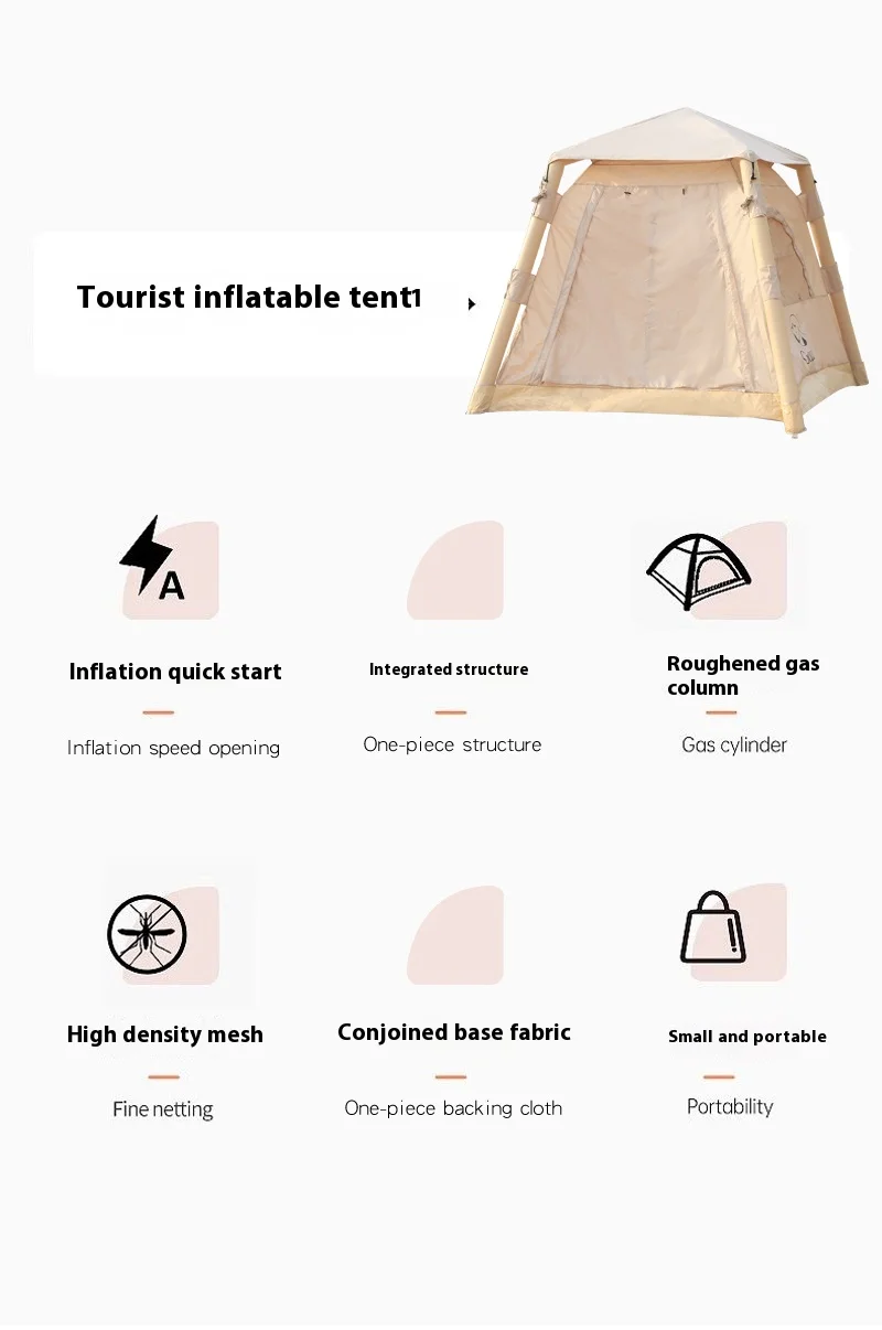 Flat Inflatable Luxury Inflatable Camping Tents - Perfect for Outdoor Adventures