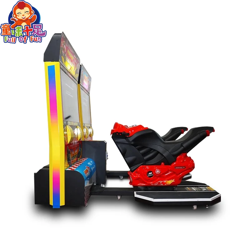 High Quality Double Player  Coin Operated Arcade Motorcycle Game Machine Racing Simulator Ride Motor Game for Game Center