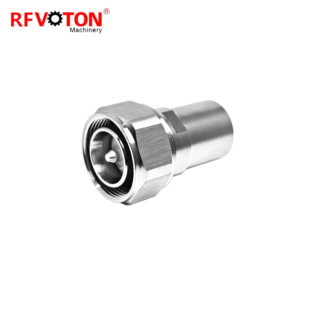 Fabriklieferung Mini-DIN-4310-, 4,310-, 4,3/10-Stecker (männlich), 2-W-Dummy-Last, 0–8,5 GHz, 50 Ohm, HF-Koaxialstecker aus Messing mit PTFE-Isolierung, RoHS-konform