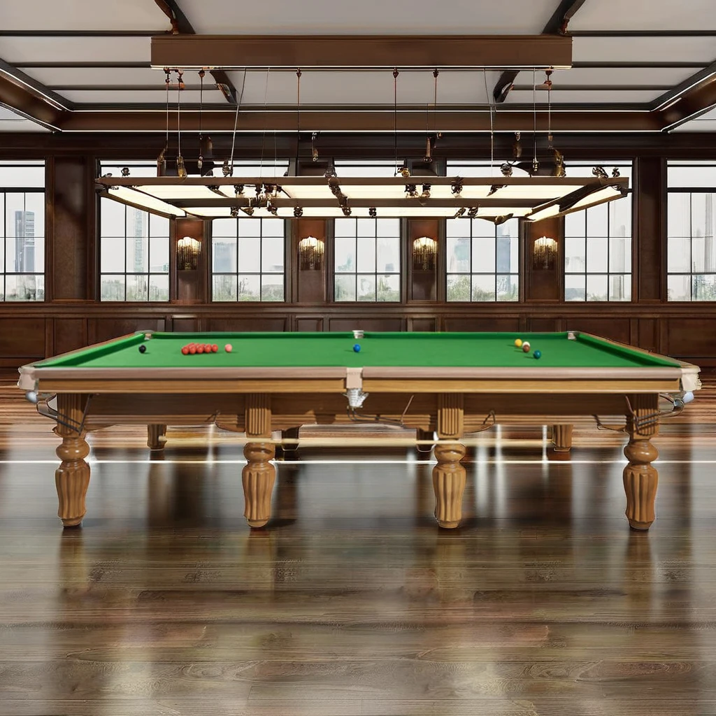Factory Direct Sales Classic Style Professional Standard 12 Foot Unisex Snooker & Billiard Tables Solid Wood Snooker Wiraka M1