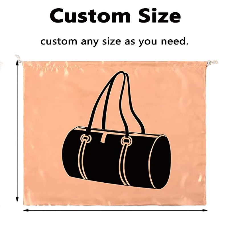 Personalised Drawstring Bag Custom Wholesale Luxury High Quality Silk