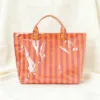 Rayures rose orange