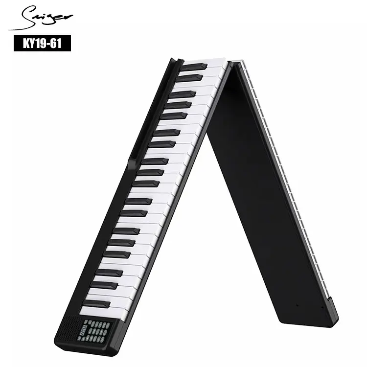 China Factory 61 Keys Foldable Keyboard Piano Keyboard Instruments Smart Electronic Piano