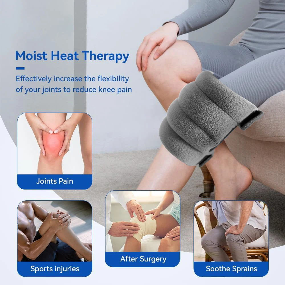 Microwavable Knee Brace Heating Pad For Knee Pain Relief Heat Pad&cold