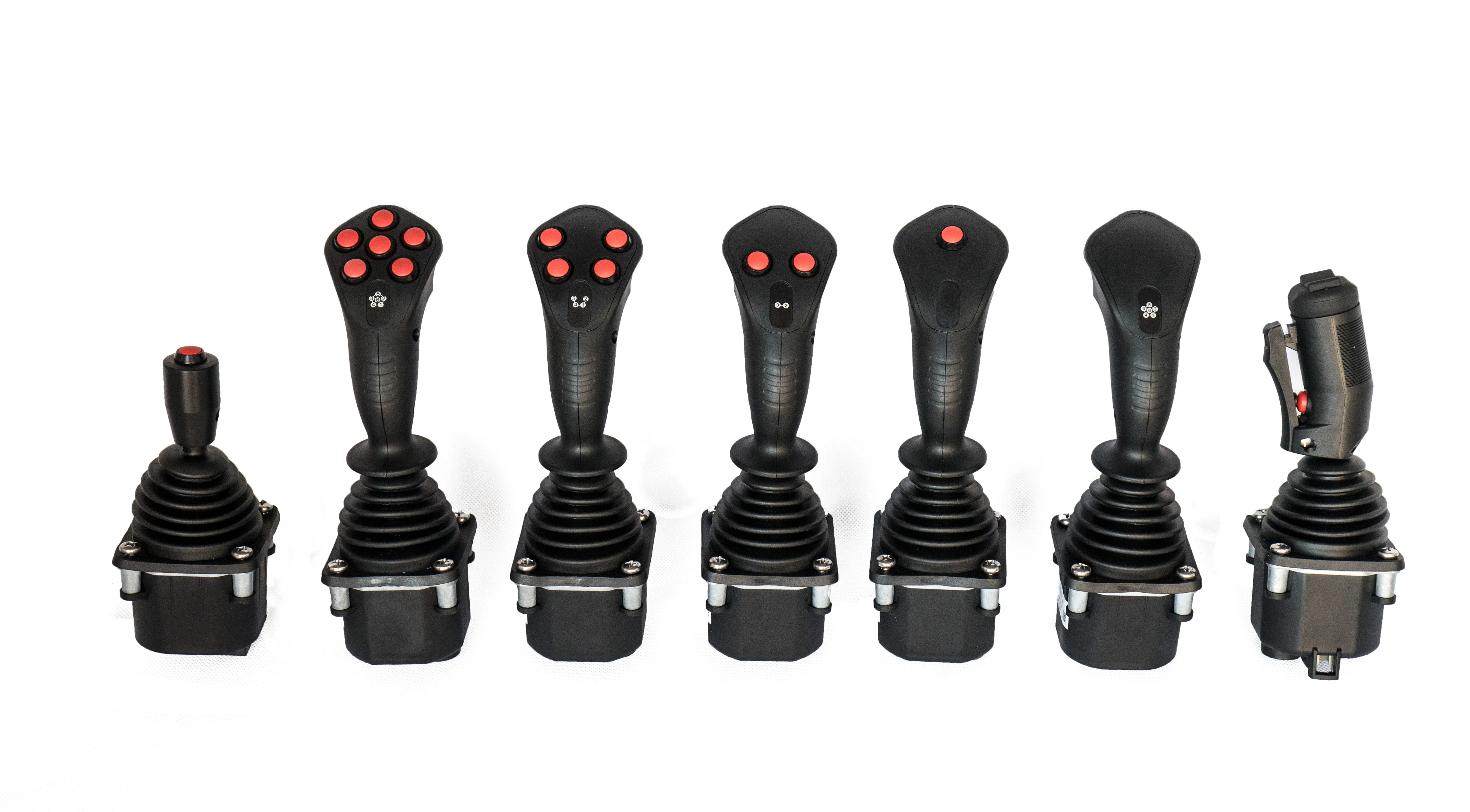 Hand Grip Industrial Joystick Control for Crane with Various Optional Connector