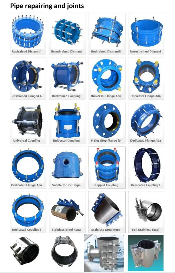 universal joint coupling Wide Range sleeve type Ductile Iron 