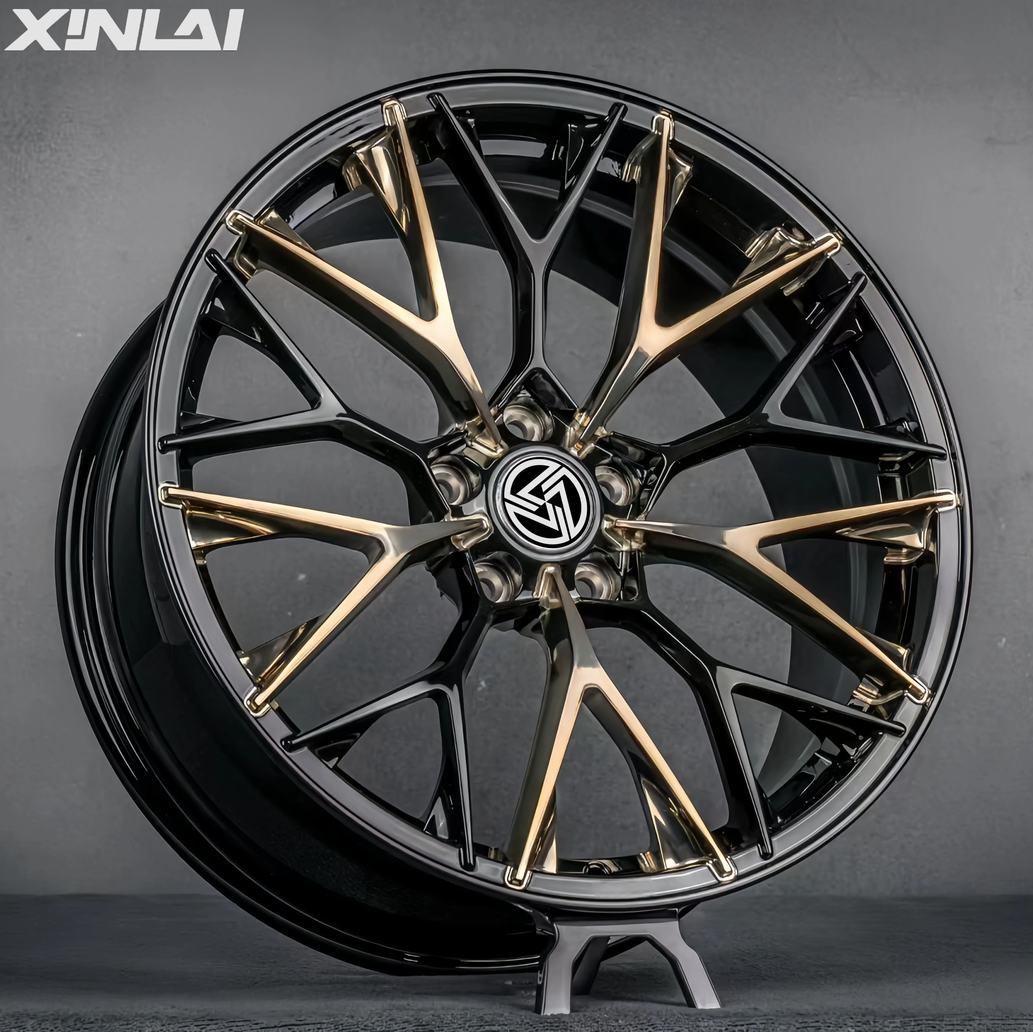 XINLAI Custom Deep Concave Color Block 5X112 5X120 5X114.3 17 18 19 20 21 22 Forged Wheels Wheels for W464 W463 W222 W223 W221 - Image 4