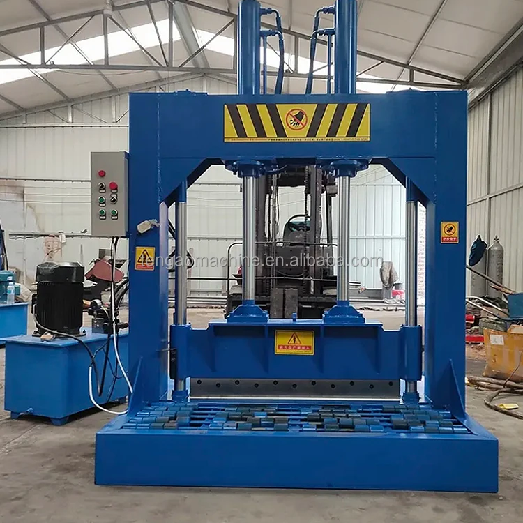 Electric Hydraulic Single Knife Plastic Rubber Bale Cutter Cutting ...