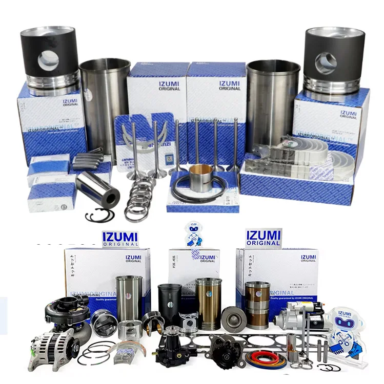 IZUMI ORIGINAL DE12 DE12T DE12TI DE12TIS D2366 Overhaul Rebuild Kit Diesel Engine Parts For DOOSAN