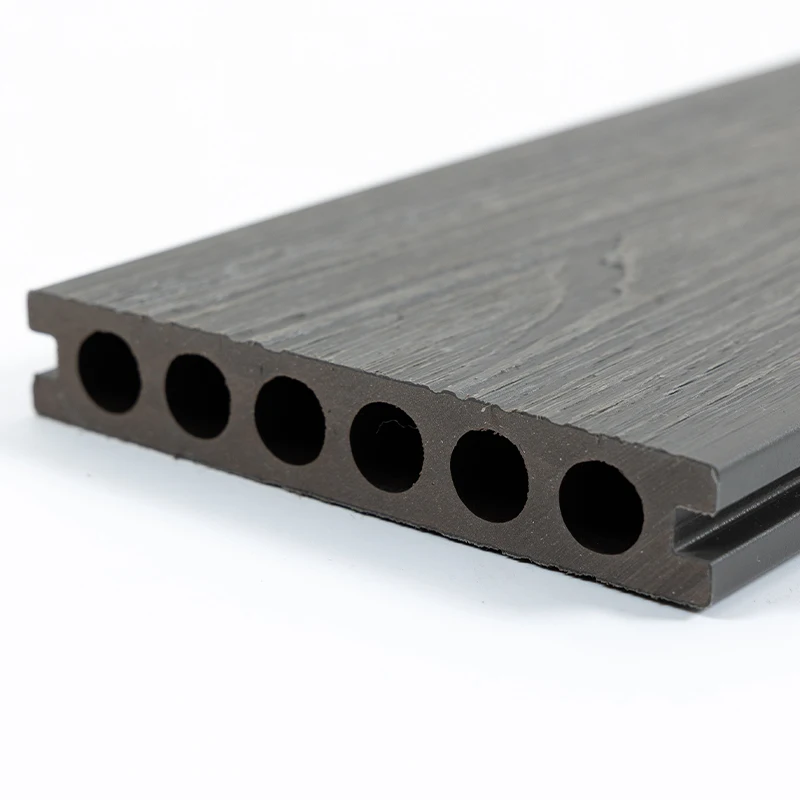 WPC Composite Decking Grain Surface Waterproof Floor Deck Grain Wood Composite Decking for Outdoor