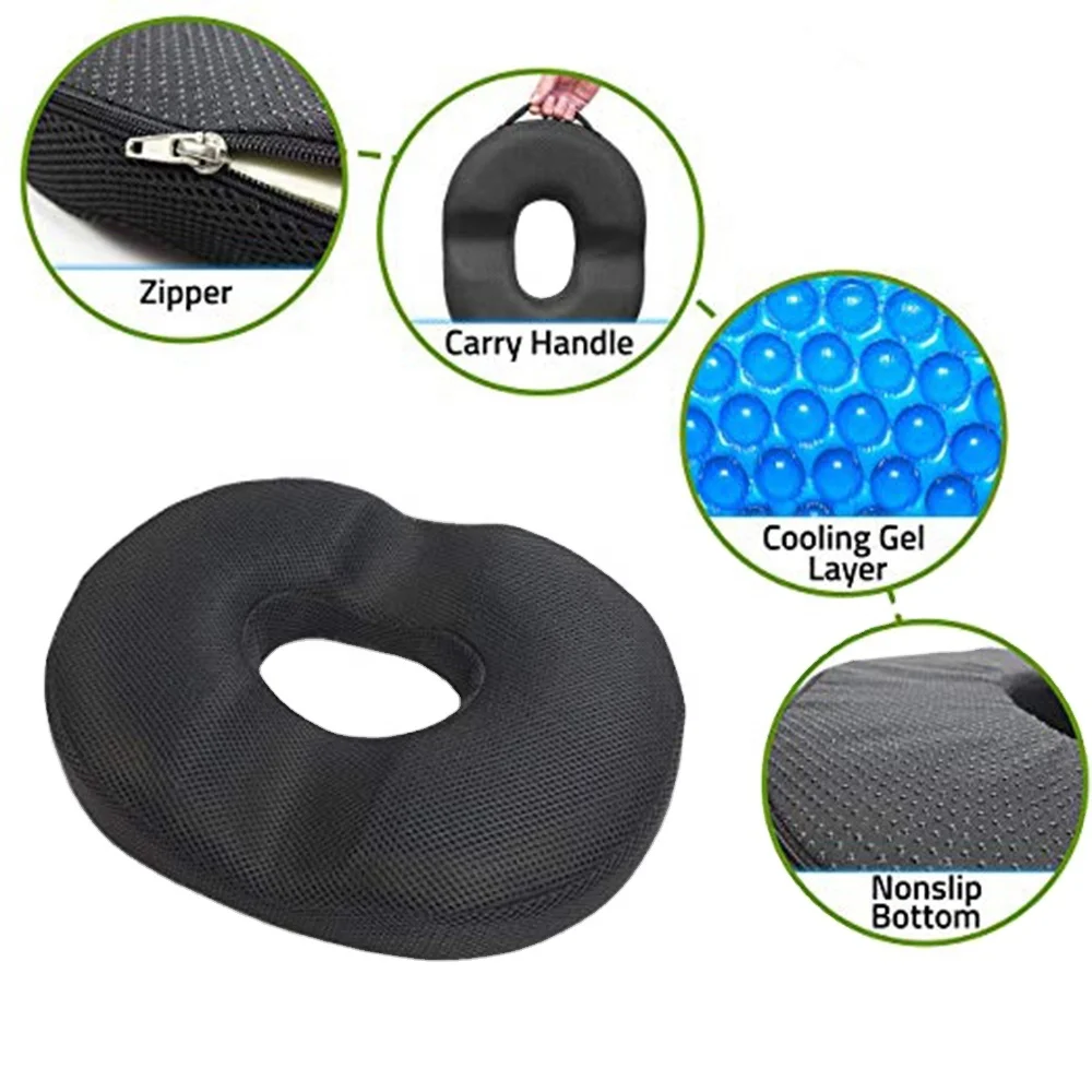 Ортопедическая подушка на сиденье для дивана с пончиком