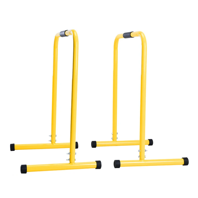Portable Home Fitness Bar Dip Stand for Bodyweight Parallel Chest Tricep Workout Free Weights Pull up Exercise Station