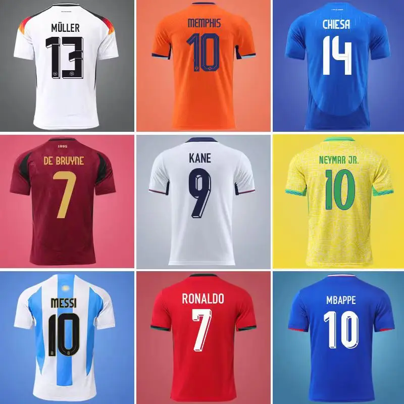 Camiseta De F tbol De Alemania Euro 2024 Brasil Francia Portugal 