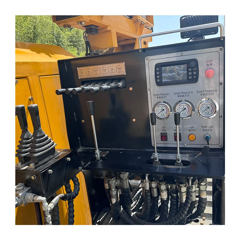 Factory's New Mini Solar Panel GPS Installation Machine Hydraulic Crawler Drop Hammer with Diesel Engine Motor Pump