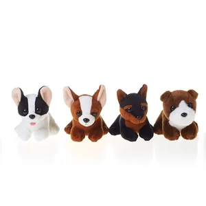 Lifelike Super Soft Plush Dog Toys Realistic Comforter with PP Cotton Filling