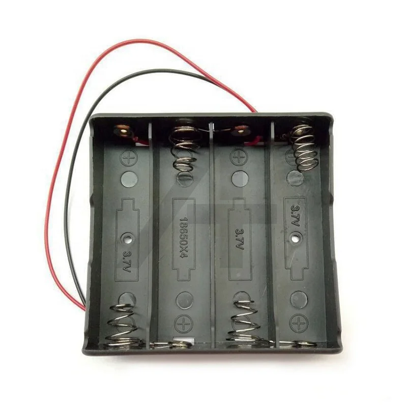 JIALUN 18650 *4 Battery Box Holder Parallel with Wires