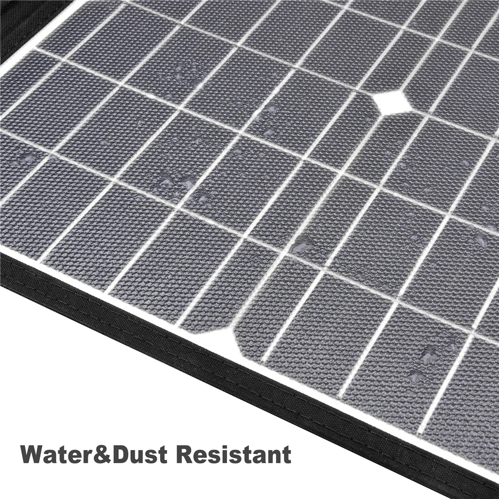 Solar Battery Charger Foldable Panel Solar Flexible Plate 20W Folding Solar Panel