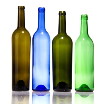 Factory Wholesale 187Ml 375Ml 500Ml 700Ml 750Ml Clear Empty Bordeaux Shape Wine Glass Bottle Red Wine Bottle
