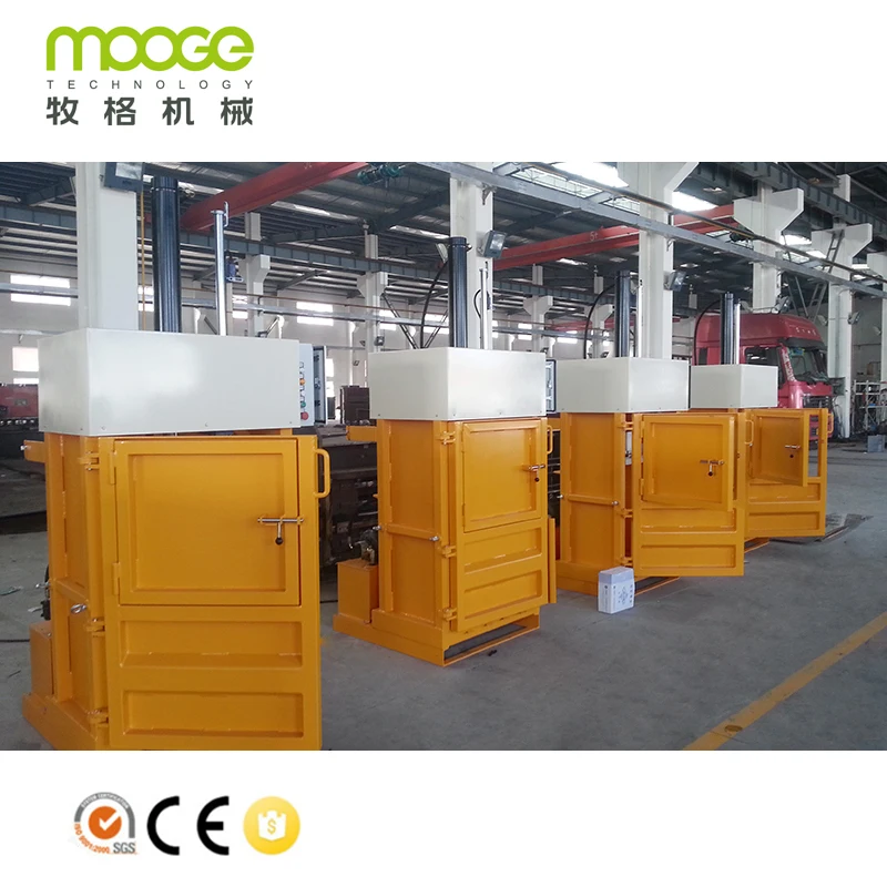 Vertical Hydraulic Cardboard Box Baling Press Waste Paper Baler Machine