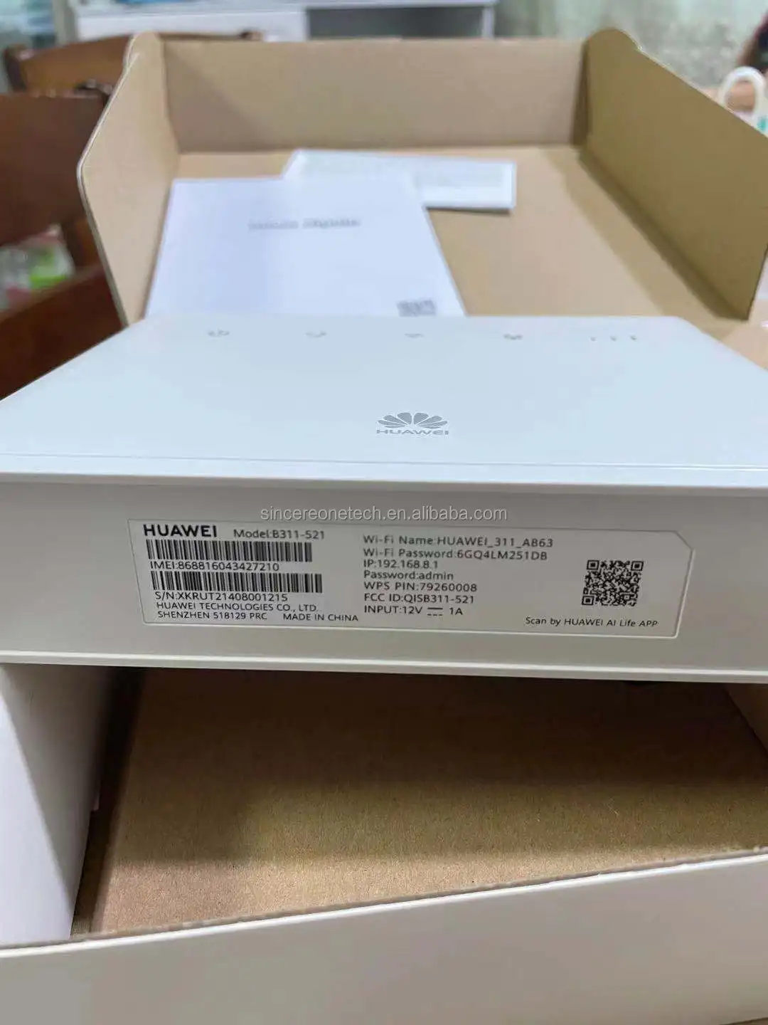 4G LTE CPE Router B311-521 - High Speed & Reliable Connectivity