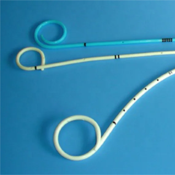 Medical PU material Urethral Urology Urinary pigtail drainage catheter