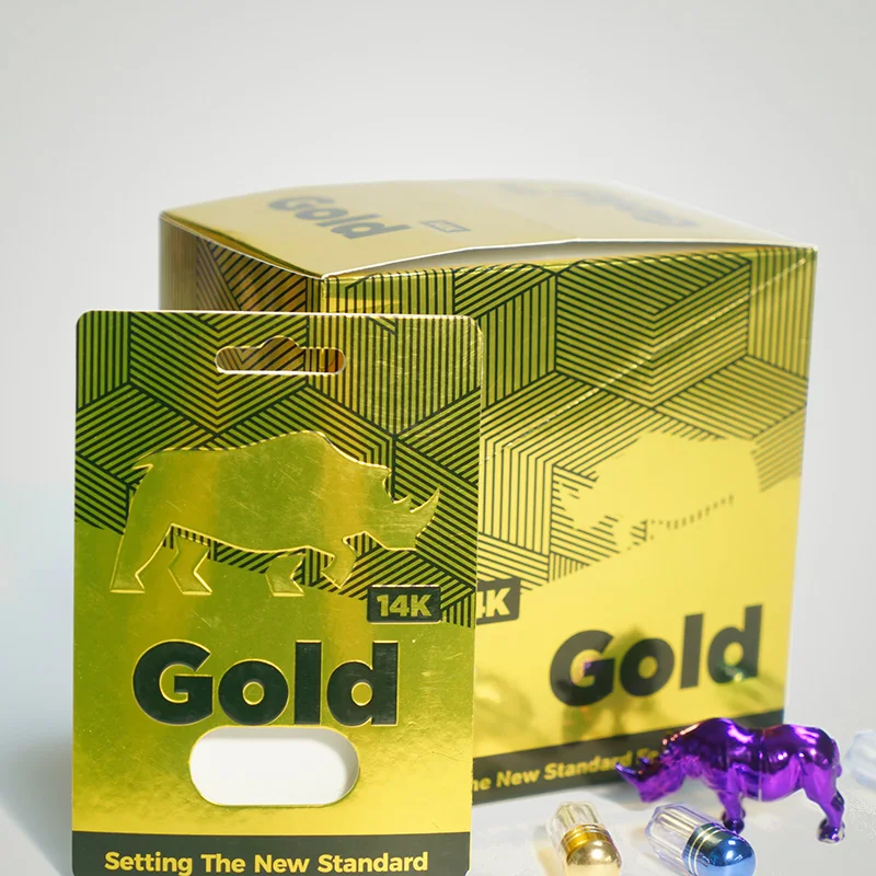 Male Sexual Enhancement Pill Package with 3D Lenticular Printing Rhino Pill Honey Packaging Free Samples