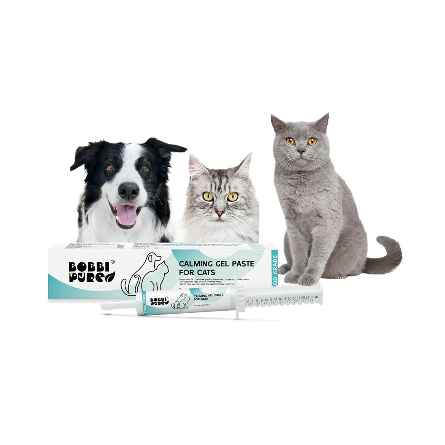 Гелевая паста для ухода за домашними животными Успокаивающая добавка лапа с ароматом лосося-гель упрощает введение этой добавки