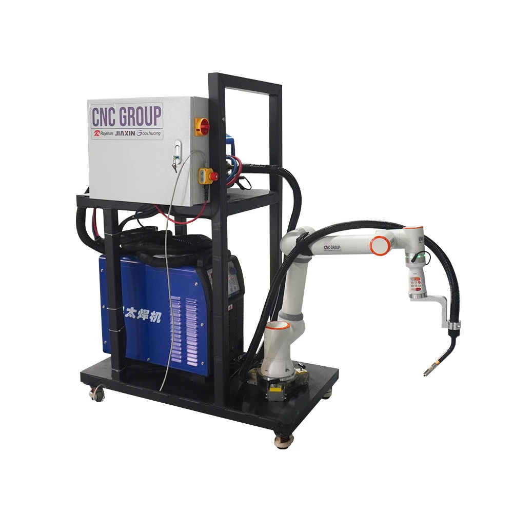 6 Axis Collaborative Robots Robotic Arms Welding Machine Mig Welder with Linear Guide Rail for Welding Cutting