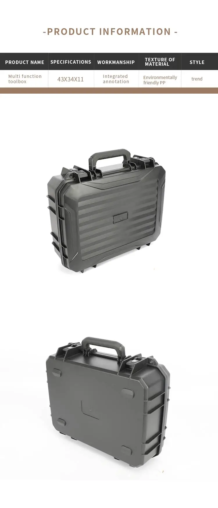 Multifunction Rugged Case Rugged Equipment Case Waterproof Tool Case Rainbow Manufacture ...