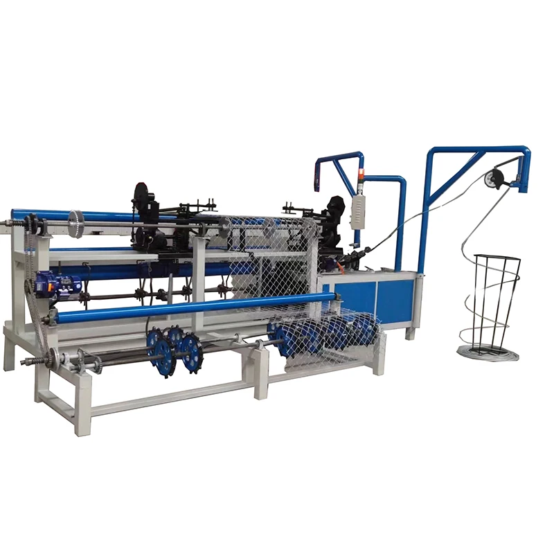 Fully Automatic Weaving Wire Mesh Chain Link Fence Make Machine