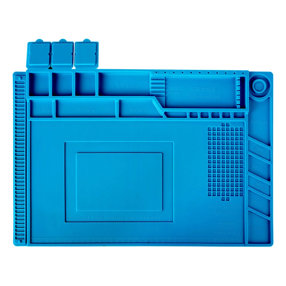 Kaisi Maintenance Platform Insulation silicone Pad Heat Resistant Silicone Phone Repair Magnetic Mat