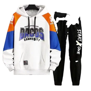 2024 New styleMen's Clothing Sports Hoodie Set Custom Printed Men's Gym Hoodie Men's Sports Hoodie