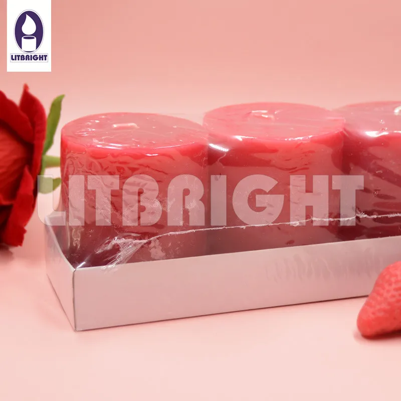 7 Day White Prayer Candle In Glass Jar Memory Candle For Religious