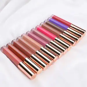 New Arrival Long-lasting Waterproof Vegan Lip Gloss Nude Matte Liquid Lipstick Long-lasting and Fashionable Makeup Product