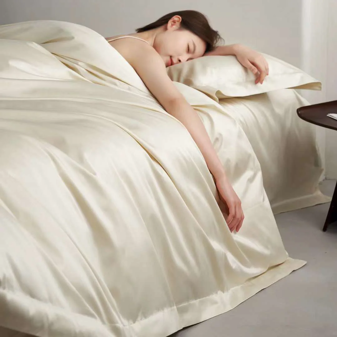 Оптовая продажа высокое качество шелковые простыни размера «King-Queen Size» наволочки комплекты постельного белья из 100% хлопка 120s