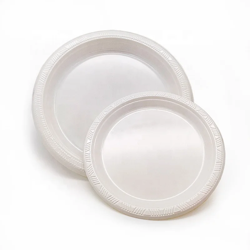 Disposable Party Use 7/9 Inch Plastic Dinner Dishes Plates - Buy ...