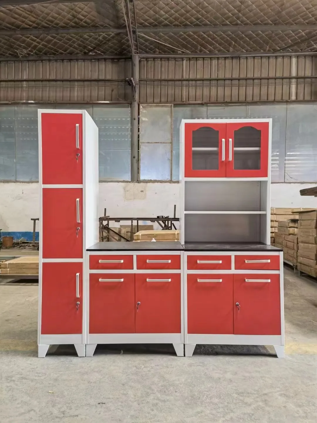 Best Design Steel Kitchen Cabinet Modular Combine Kitchen Cupboard ...