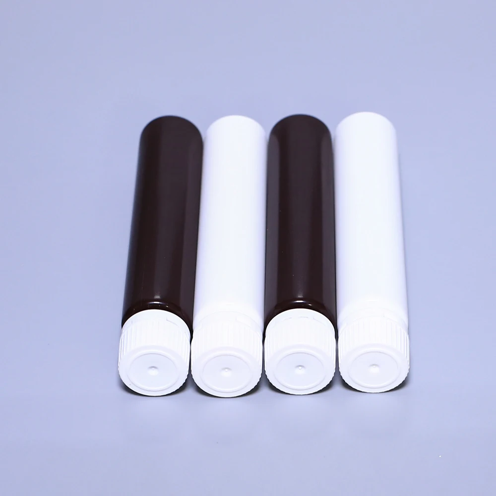 10ML 15ML 20ML 25ML 40ML Oral Liquid Tubular Bottle Avoid Light Security Caps Collagen PP PET Bottle Long Tube Plastic Bottle