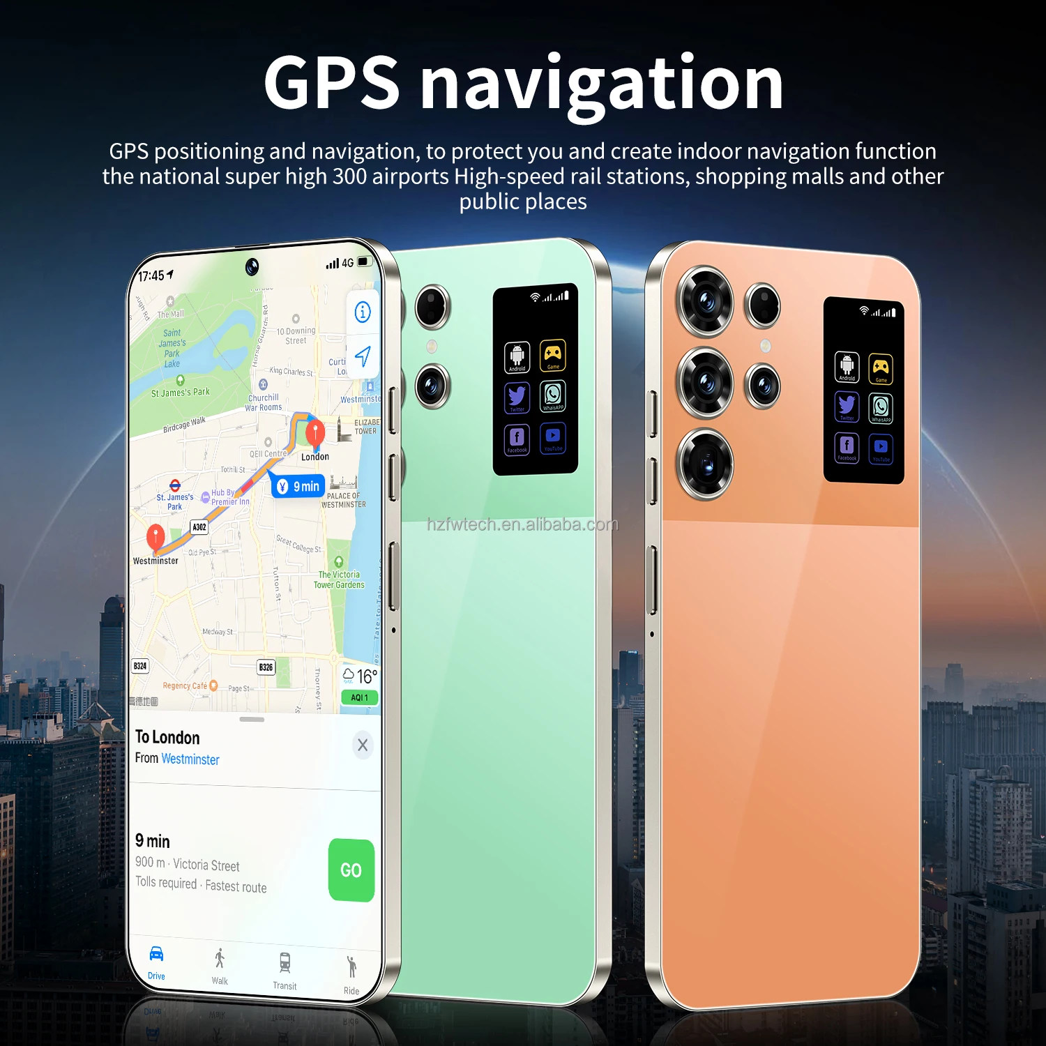 Smartphone Android S26 Ultra haute configuration 7.3 pouces 16 + 1 To grand écran 108MP caméra arrière résolution 2K débloquée LTE espagnol