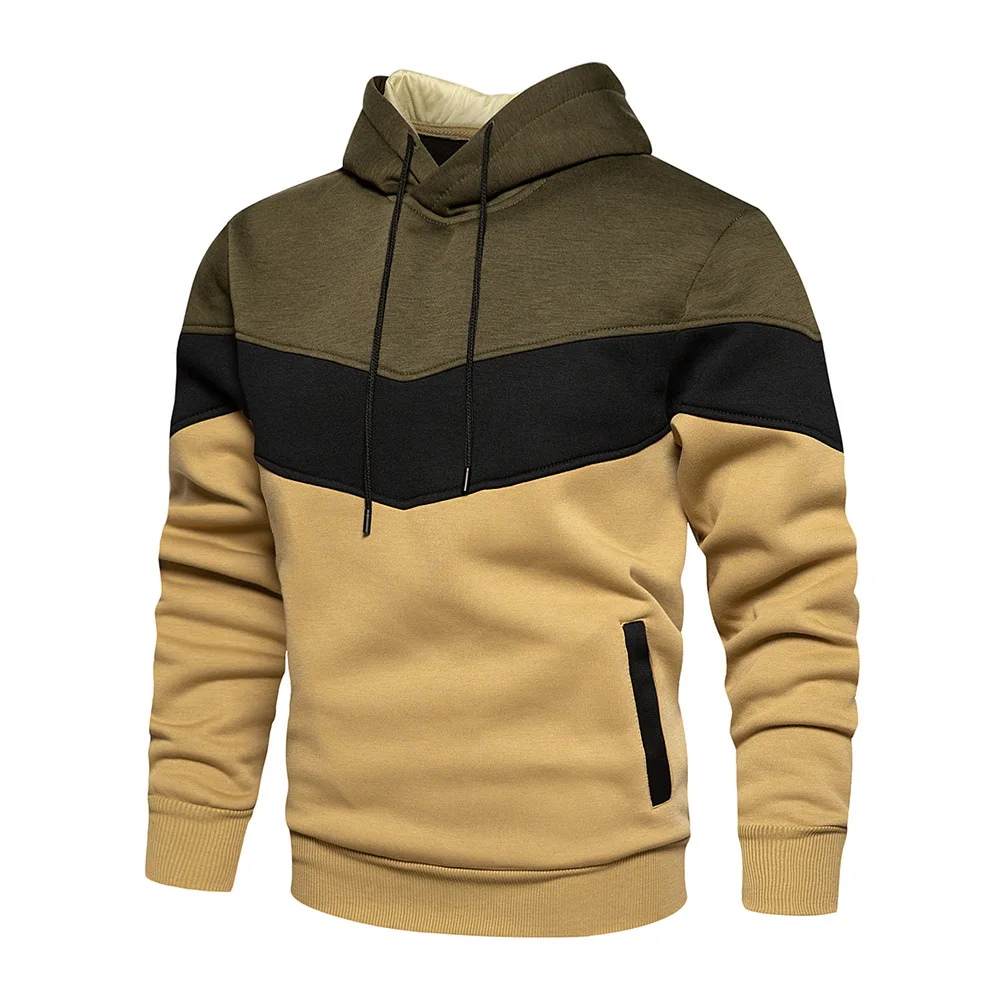 mens brown moletom com capuz zip up