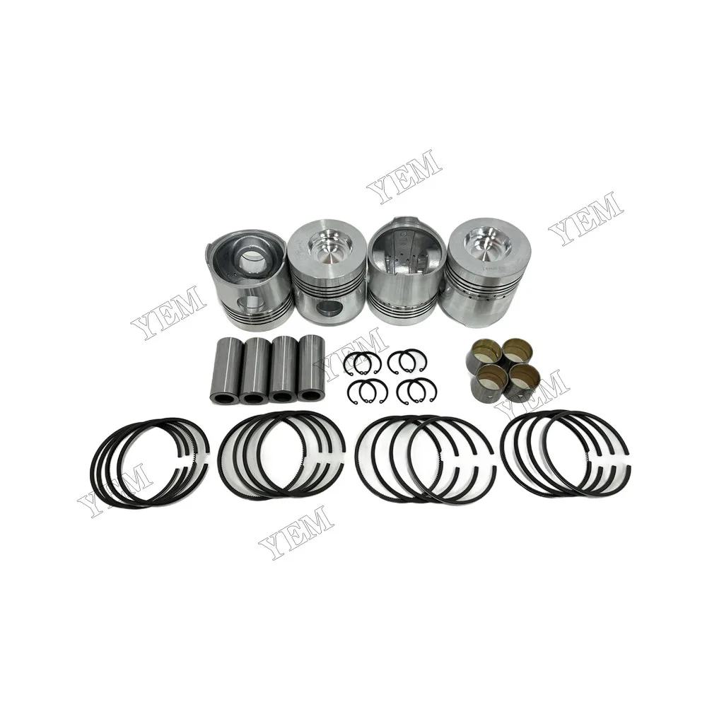 Piston Set With Rings Fit for Weichai ZH4100D Engine 6