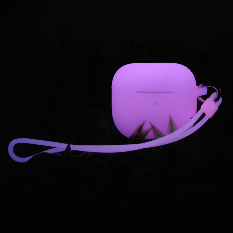 Glow in the Dark Silicon case for Apple Air Pods 4 Glowing in Dark Silicon  Protective Airpod 4 Case