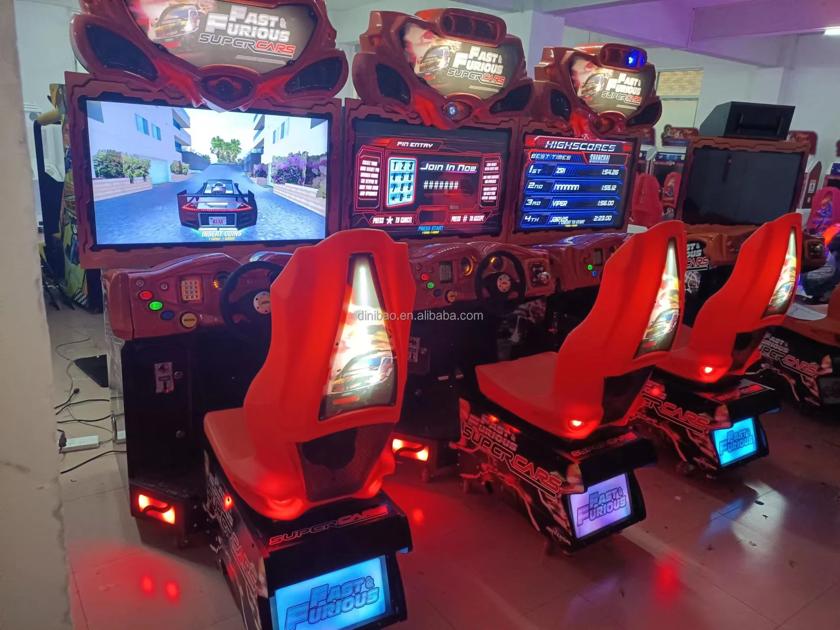 Arcade Game Machine Coin Operated Car Racing Arcade Video Games Machine Simulator Driving Game Amusement