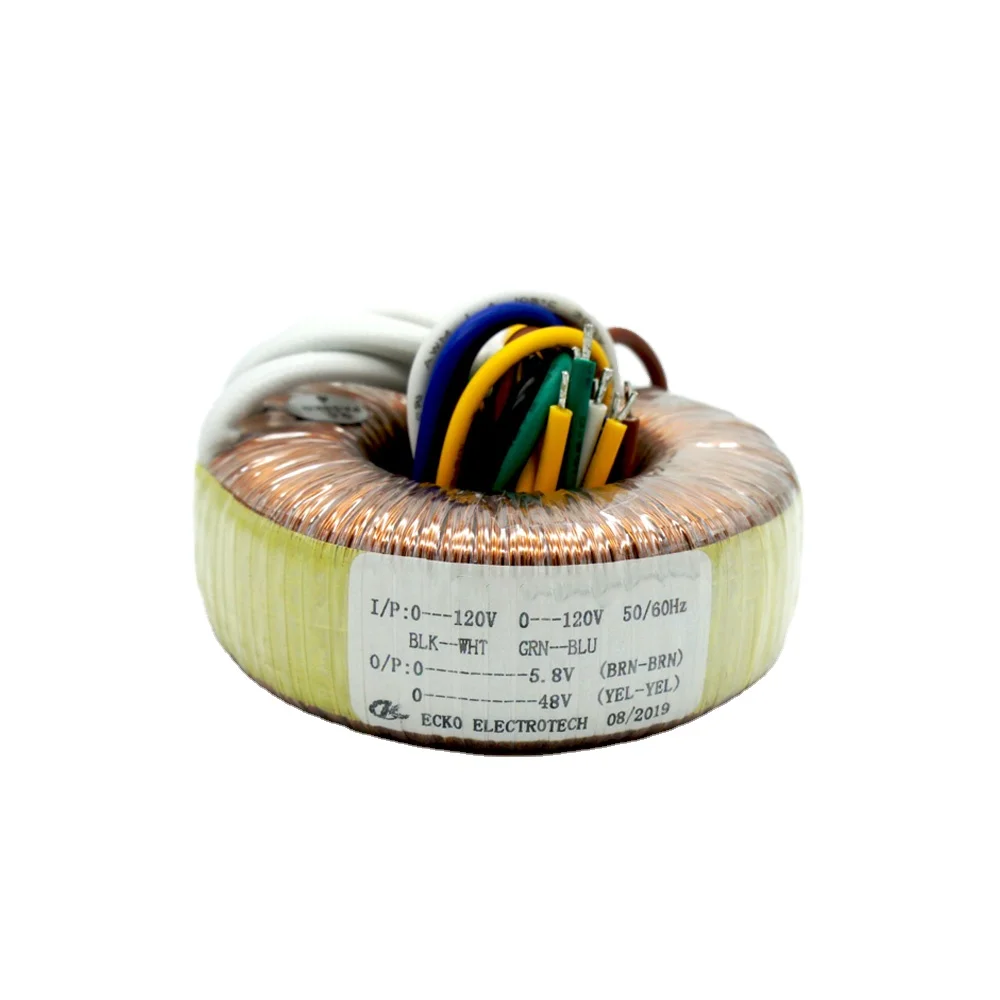 Custom Toroidal Transformer OEM/ODM Service 20VA-25KVA Any Input/Output Voltage with UL/CECertification