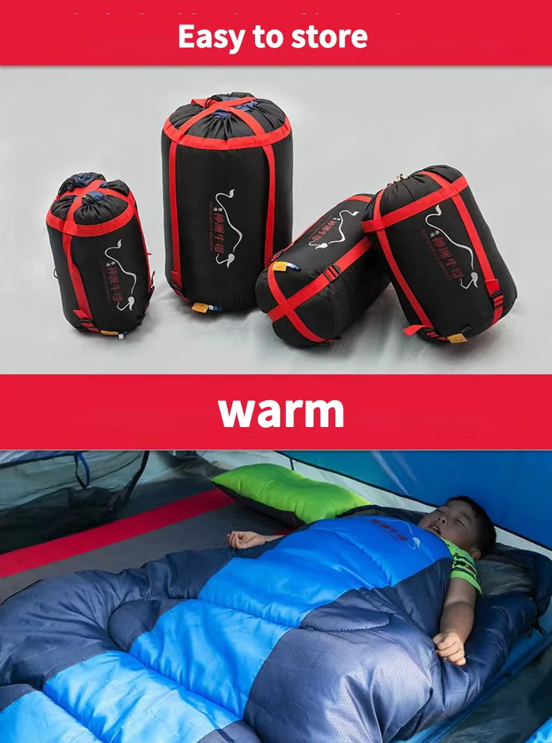 High Quality Waterproof Outdoor Single Sleeping Bag Ultralight Foldable